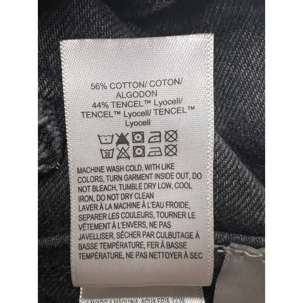 Lucky Brand Lucky Legend High Rise Wide Leg Jeans Womens 10/30 Black Denim Pants
